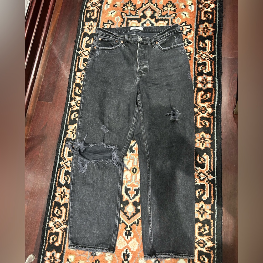 Abercrombie & Fitch High Rise Dad Jeans